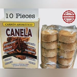 Cinnamon Coal Disks For Incense, Spiritual Cleansing, Meditation & Protection